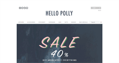 Desktop Screenshot of hellopolly.com.au